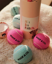 Load image into Gallery viewer, Set of 3 "It's So Fetch." Tennis Balls